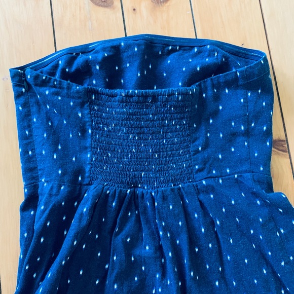 Old Navy strapless navy blue dress size 4 - Picture 4 of 6